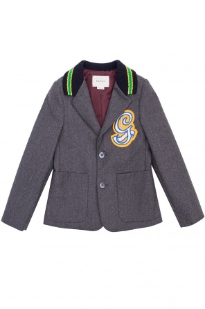 Logo-patched blazer, zdjęcie 1 Logo-patched blazer od Gucci Kids
